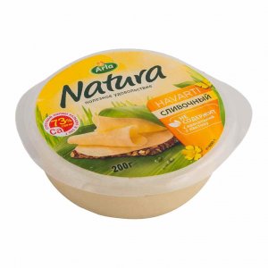 Сыр Арла Натура Сливочный 45% пл/уп 200г
