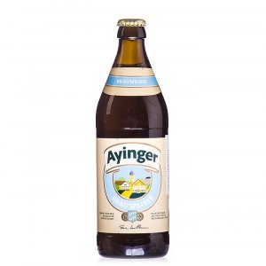 Пиво Айингер Бройвайссе светлое пшеничное нефильтрованное 5.1% ст/б 0,5л