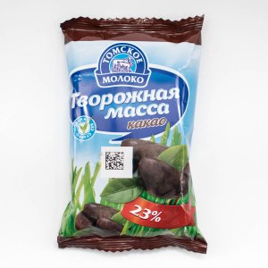 Творожная масса Томское молоко какао 23% пл/уп 170г
