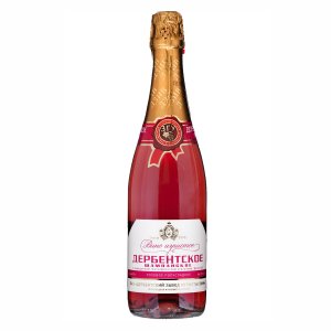 Вино игристое Дербентское Российское Дагестан розовое полусладкое 10.5-12.5% ст/б 0,75л