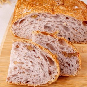 Хлеб Чиабатта на пшеничной закваске с грецким орехом вес