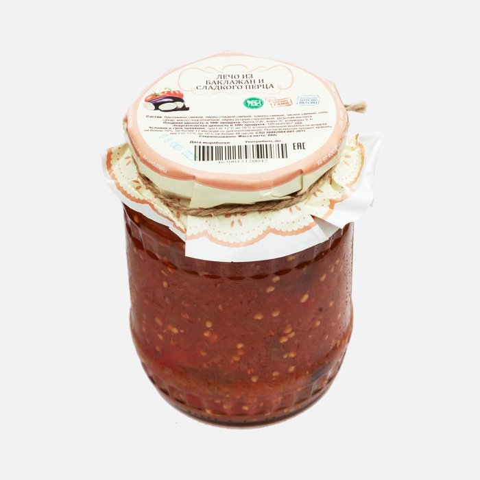 Лечо из баклажанов и сладкого перца ст/б 680г Лечо из баклажанов и сладкого перца ст/б 680г