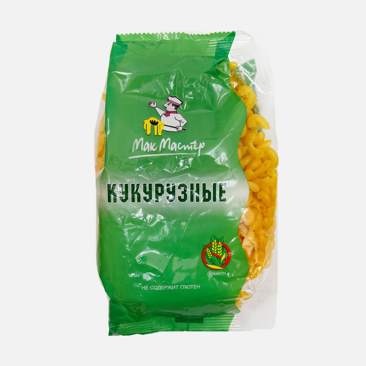 Мак. изд. Мак Мастер Кукурузные безглютеновые 300г Мак. изд. Мак Мастер Кукурузные безглютеновые 300г