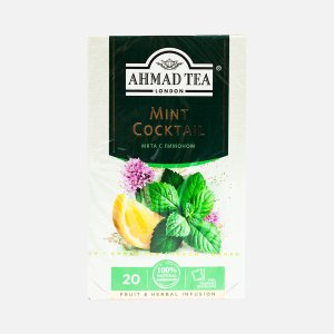 Чай Ахмад травяной мята/лимон 20пак*1,5г