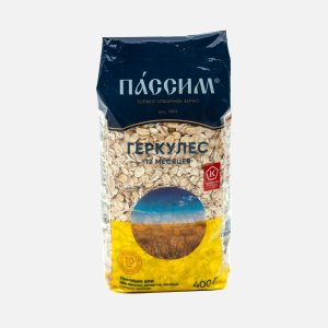 Хлопья Пассим овсяные Геркулес 12 месяцев пл/уп 400г