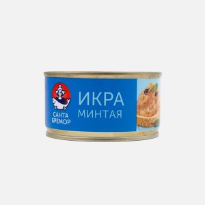 Икра минтая Санта Бремор ж/б/ключ 130г