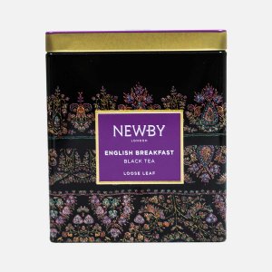 Чай Ньюби Английский завтрак черный байховый ж/б 125г