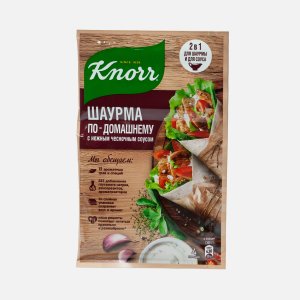 Смесь Кнорр На Второе Шаурма по-домашнему с чесночным соусом пл/п 32г