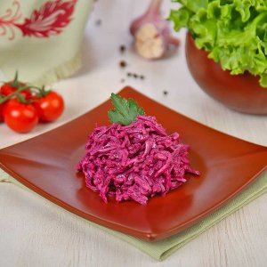 Салат из свеклы с чесноком вес