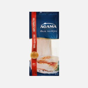 Палтус Агама филе с/м пл/уп 400г