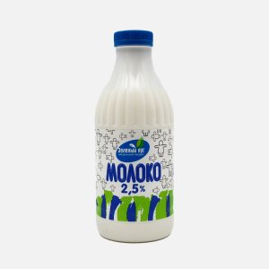 Молоко Зеленый луг Российское 2.5% пл/б 750г