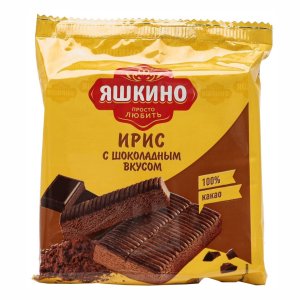 Ирис Яшкино с Шоколадным вкусом тираженный пл/уп 140г