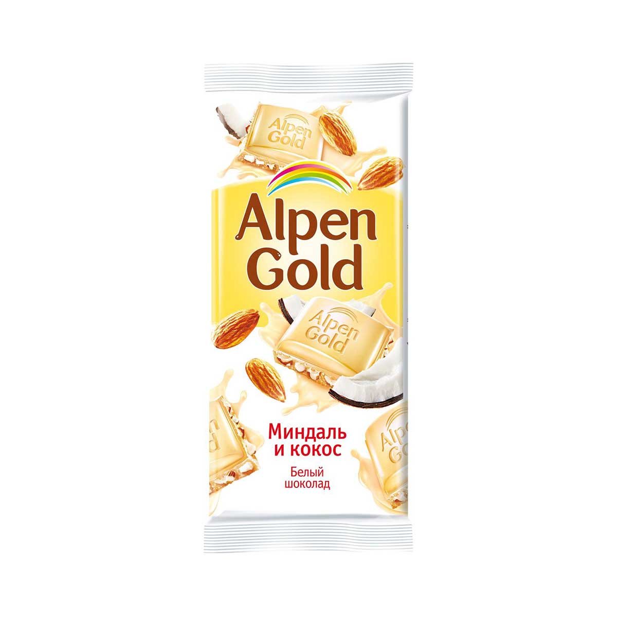 Alpen Gold aerated шоколад белый пористый 80г