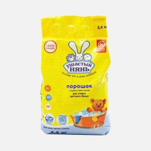 Порошок Ушастый Нянь детский пакет 2,4кг