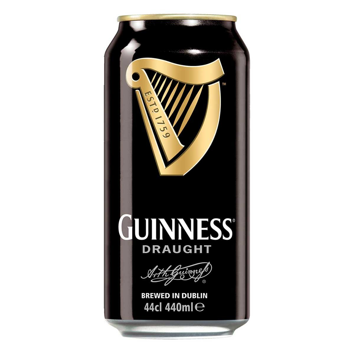 Пиво Guinness Draught темное ж/б 4,2% 0,44л