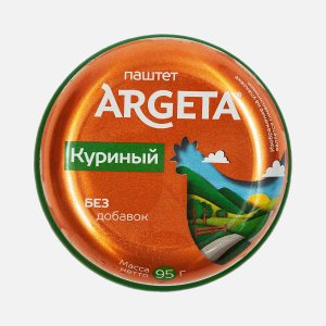Паштет Аргета куриный ж/б/кл 95г