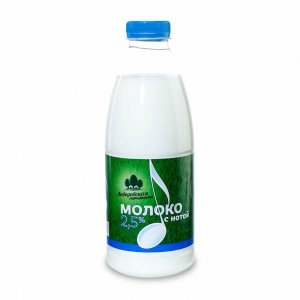 Молоко Лебедевская Агрофирма 2.5% пл/б 900г