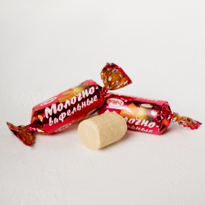 Конфеты Рахат Молочно-вафельные вес 