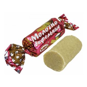 Конфеты Рахат Молочно-вафельные вес 