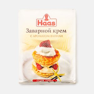 Крем Хаас заварной Ванильный пл/уп 100г