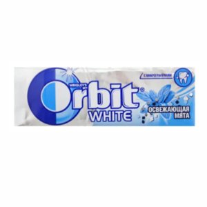 Жевательная резинка Орбит Белоснежный Освежающая Мята 13,6г