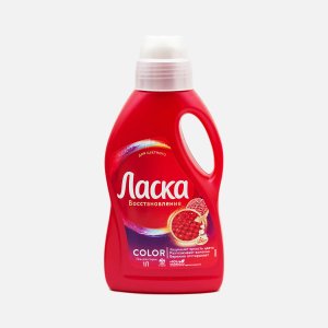 Средство Ласка для стирки для Цветного жидкое пл/уп 1л