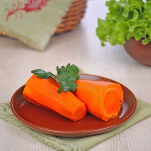 Морковь отварная очищенная п/ф вес