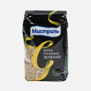 Крупа Мистраль Гречневая зеленая пл/уп 450г