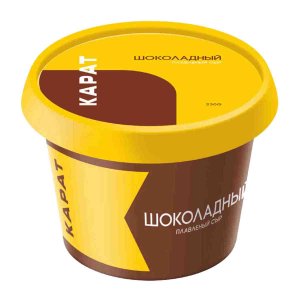 Сыр Карат Шоколадный плавленый десертный 30% пл/ст 230г
