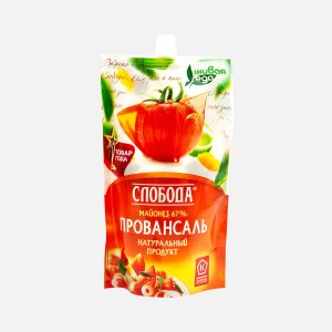 Майонез Слобода Провансаль 67% дой/пак 400мл