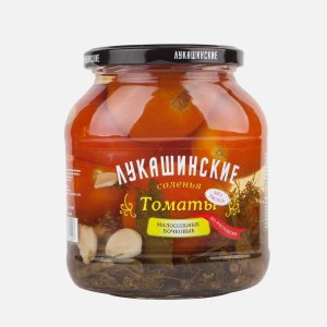 Томаты Лукашинские малосольные по-ростовски ст/б 670г