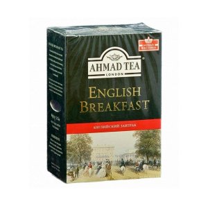 Чай Ахмад Английский завтрак листовой к/кор 90-100г