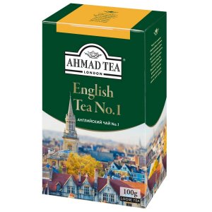 Чай Ахмад Английский чай №1 листовой к/к 90-100г
