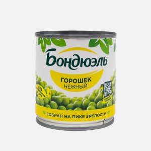 Горошек Бондюэль Нежный зеленый ж/б 212мл