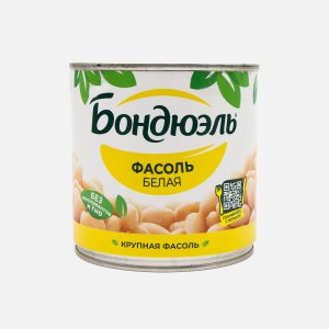 Фасоль Бондюэль белая ж/б 425мл