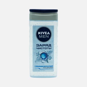 Гель для душа Нивея Мэн Заряд чистоты пл/б 250мл
