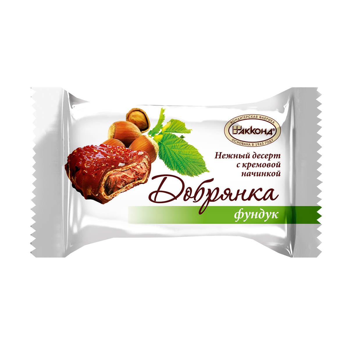 Конфеты Акконд Десерт Добрянка фундук вес Конфеты Акконд Десерт Добрянка фундук вес