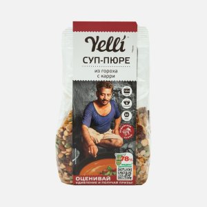 Суп-пюре Йелли из гороха с карри пл/уп 250г