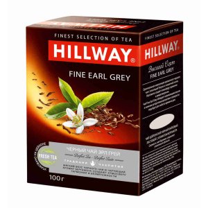 Чай Hillway Fine Earl Grey черный к/кор 100г