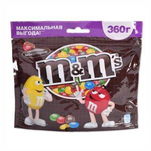 Драже М&Мs Новая тема с шоколадом пл/уп 360г