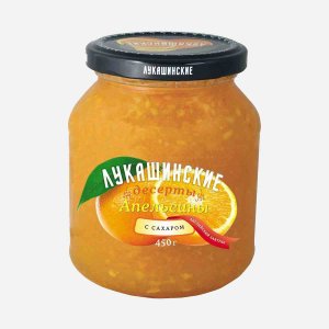 Апельсины Лукашинские с сахаром ст/б 450г