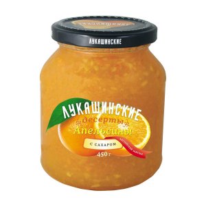 Апельсины Лукашинские с сахаром ст/б 450г