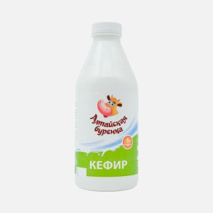 Кефир Алтайская Буренка 1% пл/бут 850г