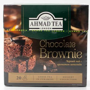 Чай Ахмад Шоколадный брауни черный 20пак*1,8г