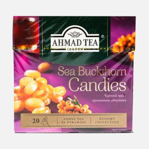 Чай Ахмад Облепиховые леденцы черный 20пак*1,8г