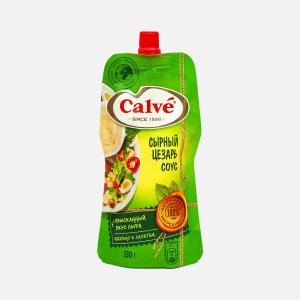 Соус Кальве Сырный Цезарь дой/пак 230г