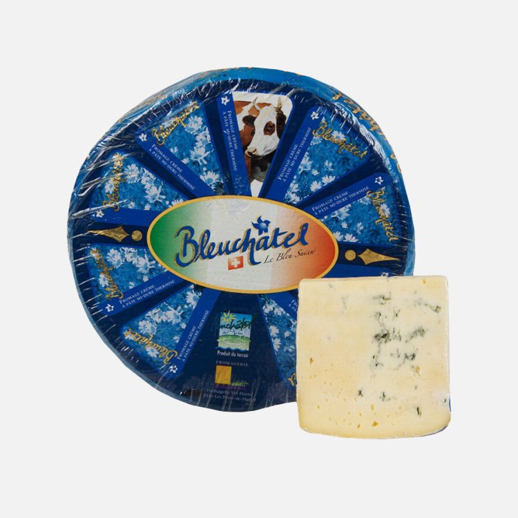 Сыр Марго Фромаж Блюшатель c голубой плесенью 55% вес Сыр Марго Фромаж Блюшатель c голубой плесенью 55% вес