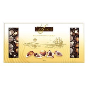 Конфеты Амери шоколадные ракушки пралине 500г