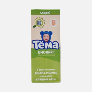 Продукт к/м Тёма Биолакт сладкий с 8мес 3.2% 208г