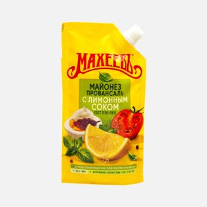 Майонез Махеевъ Провансаль 67% с лимонным соком дой/пак 190-210г